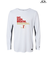 Fallbrook HS Girls Basketball Eat Sleep - Mens Oakley Longsleeve