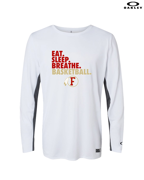Fallbrook HS Girls Basketball Eat Sleep - Mens Oakley Longsleeve