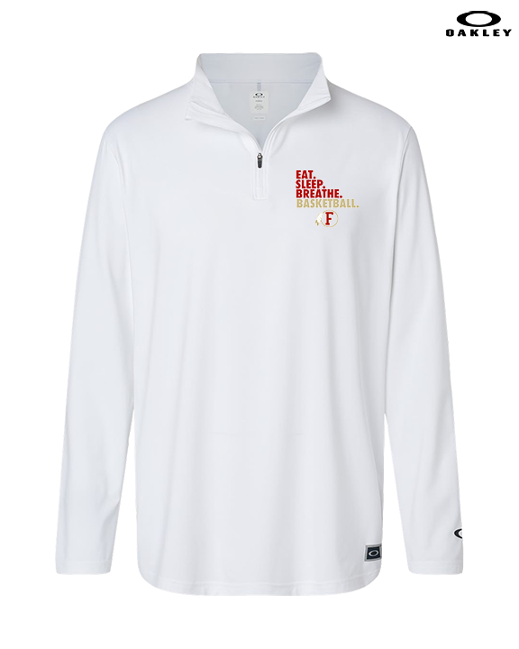 Fallbrook HS Girls Basketball Eat Sleep - Mens Oakley Quarter Zip