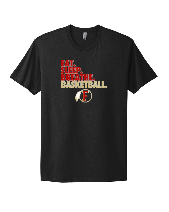 Fallbrook HS Girls Basketball Eat Sleep - Mens Select Cotton T-Shirt