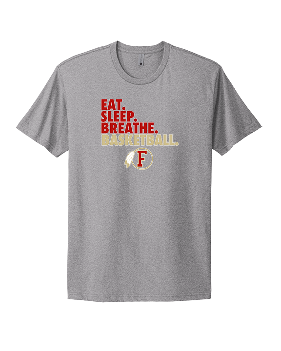 Fallbrook HS Girls Basketball Eat Sleep - Mens Select Cotton T-Shirt