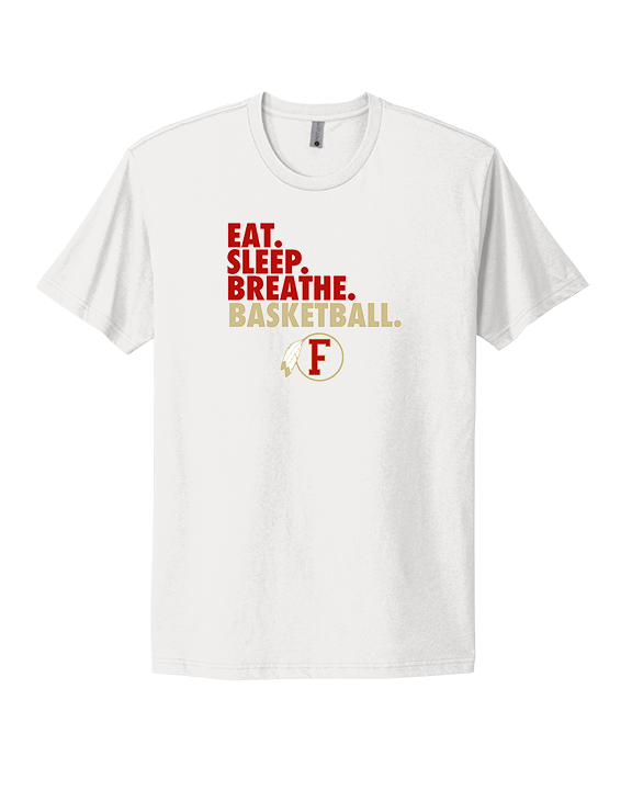 Fallbrook HS Girls Basketball Eat Sleep - Mens Select Cotton T-Shirt
