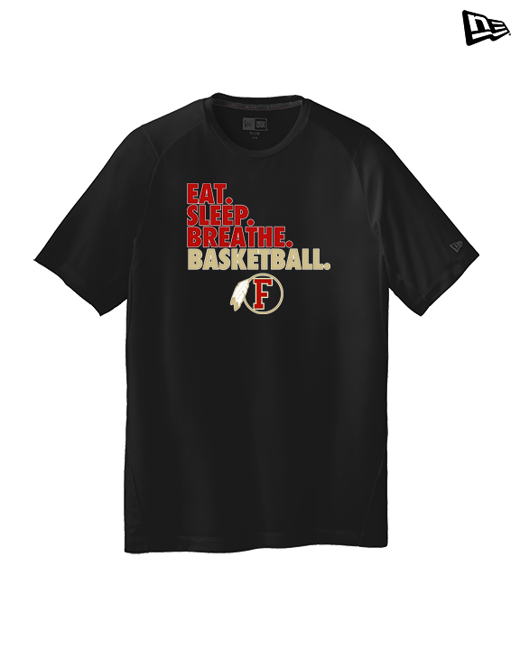 Fallbrook HS Girls Basketball Eat Sleep - New Era Performance Shirt