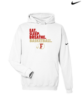 Fallbrook HS Girls Basketball Eat Sleep - Nike Club Fleece Hoodie