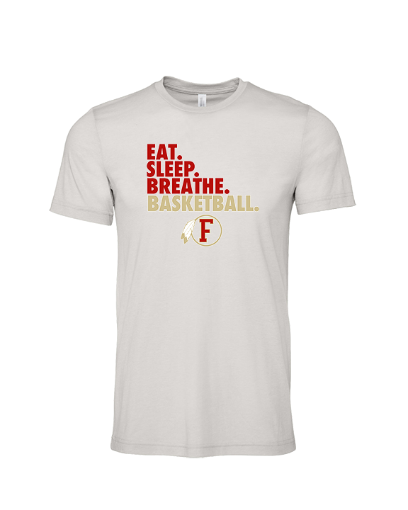 Fallbrook HS Girls Basketball Eat Sleep - Tri-Blend Shirt