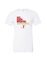 Fallbrook HS Girls Basketball Eat Sleep - Tri-Blend Shirt