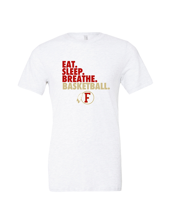Fallbrook HS Girls Basketball Eat Sleep - Tri-Blend Shirt