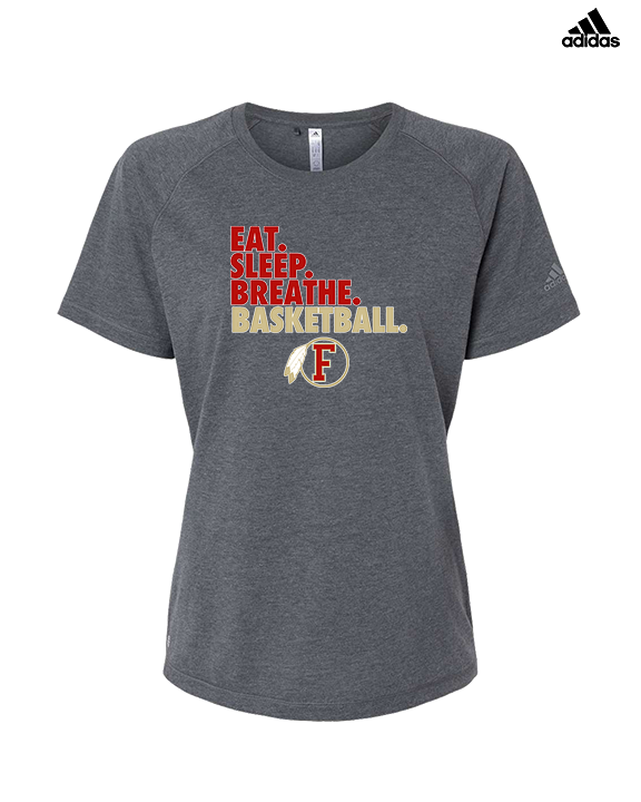 Fallbrook HS Girls Basketball Eat Sleep - Womens Adidas Performance Shirt