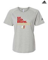 Fallbrook HS Girls Basketball Eat Sleep - Womens Adidas Performance Shirt