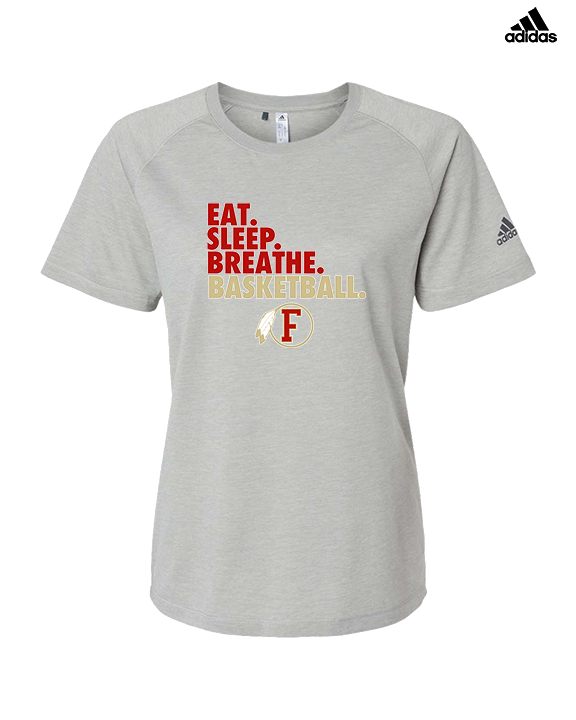 Fallbrook HS Girls Basketball Eat Sleep - Womens Adidas Performance Shirt