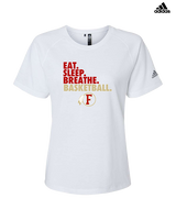 Fallbrook HS Girls Basketball Eat Sleep - Womens Adidas Performance Shirt