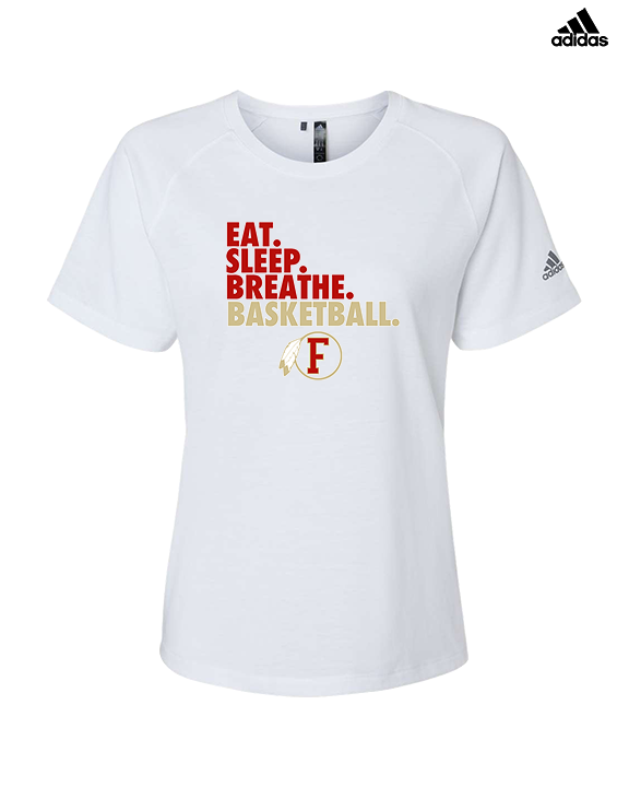 Fallbrook HS Girls Basketball Eat Sleep - Womens Adidas Performance Shirt