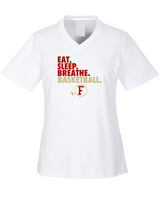 Fallbrook HS Girls Basketball Eat Sleep - Womens Performance Shirt