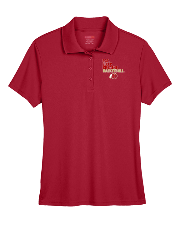 Fallbrook HS Girls Basketball Eat Sleep - Womens Polo