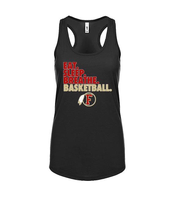 Fallbrook HS Girls Basketball Eat Sleep - Womens Tank Top