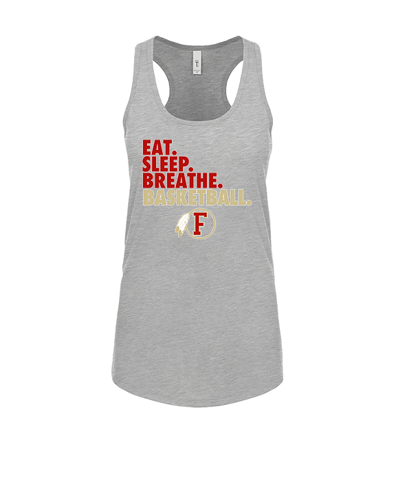 Fallbrook HS Girls Basketball Eat Sleep - Womens Tank Top