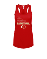 Fallbrook HS Girls Basketball Eat Sleep - Womens Tank Top