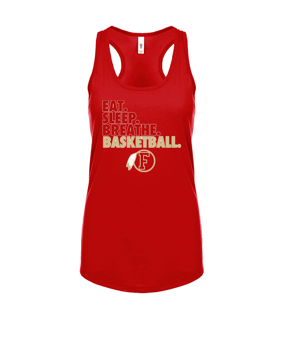 Fallbrook HS Girls Basketball Eat Sleep - Womens Tank Top