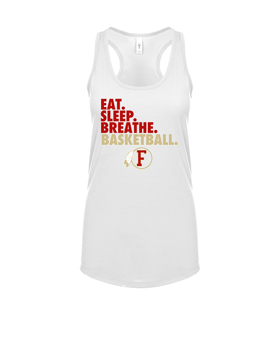 Fallbrook HS Girls Basketball Eat Sleep - Womens Tank Top