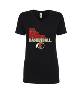 Fallbrook HS Girls Basketball Eat Sleep - Womens Vneck
