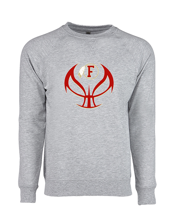 Fallbrook HS Girls Basketball Full Ball - Crewneck Sweatshirt