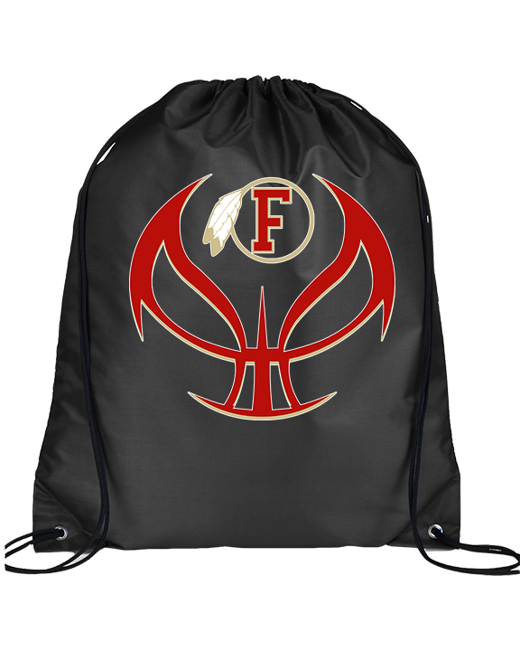 Fallbrook HS Girls Basketball Full Ball - Drawstring Bag