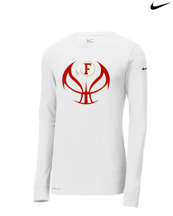 Fallbrook HS Girls Basketball Full Ball - Mens Nike Longsleeve