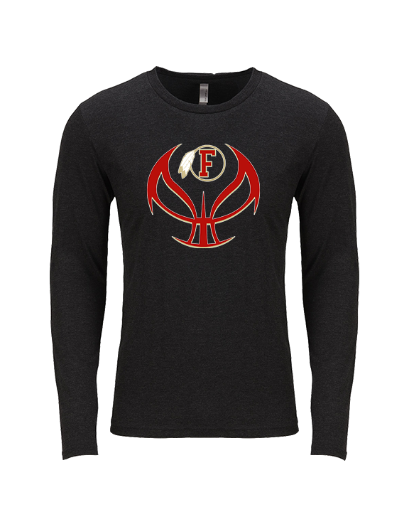 Fallbrook HS Girls Basketball Full Ball - Tri-Blend Long Sleeve
