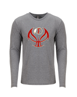 Fallbrook HS Girls Basketball Full Ball - Tri-Blend Long Sleeve