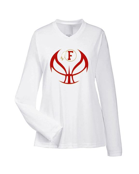 Fallbrook HS Girls Basketball Full Ball - Womens Performance Longsleeve
