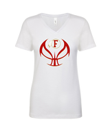 Fallbrook HS Girls Basketball Full Ball - Womens Vneck