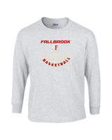 Fallbrook HS Girls Basketball Outline - Cotton Longsleeve