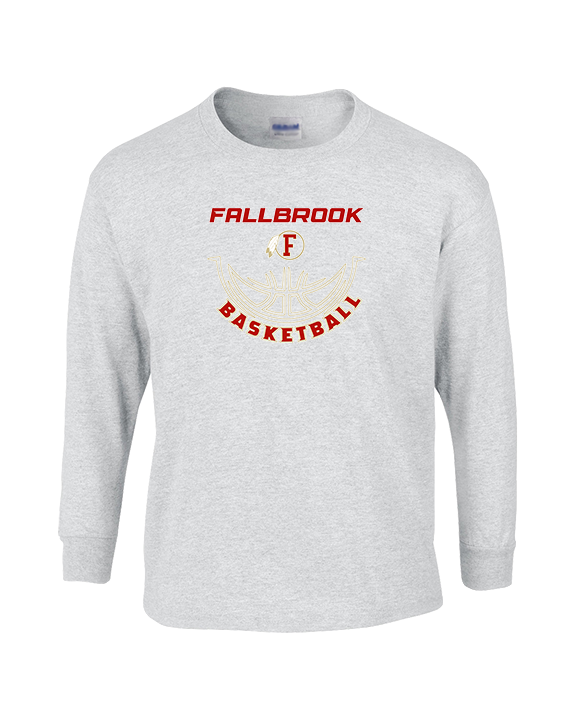 Fallbrook HS Girls Basketball Outline - Cotton Longsleeve