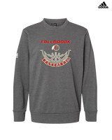 Fallbrook HS Girls Basketball Outline - Mens Adidas Crewneck
