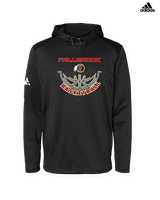 Fallbrook HS Girls Basketball Outline - Mens Adidas Hoodie