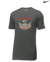 Fallbrook HS Girls Basketball Outline - Mens Nike Cotton Poly Tee