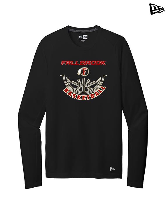 Fallbrook HS Girls Basketball Outline - New Era Performance Long Sleeve