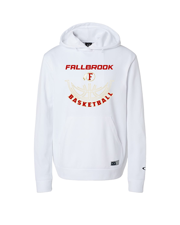 Fallbrook HS Girls Basketball Outline - Oakley Performance Hoodie