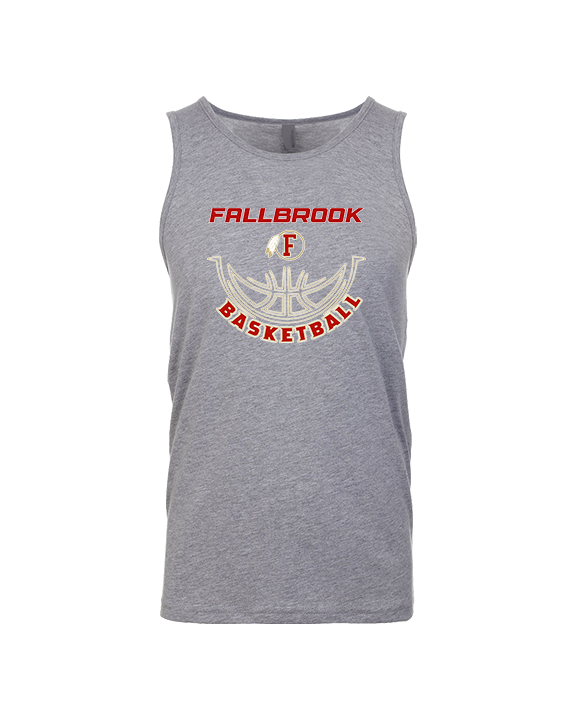 Fallbrook HS Girls Basketball Outline - Tank Top