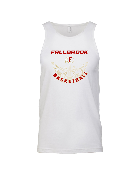 Fallbrook HS Girls Basketball Outline - Tank Top