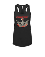 Fallbrook HS Girls Basketball Outline - Womens Tank Top