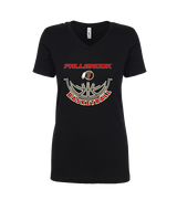 Fallbrook HS Girls Basketball Outline - Womens Vneck