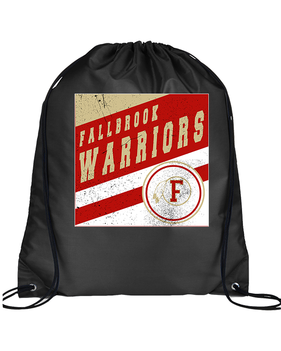 Fallbrook HS Girls Basketball Square - Drawstring Bag