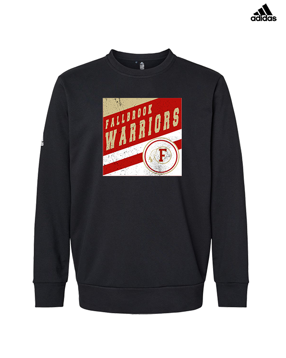 Fallbrook HS Girls Basketball Square - Mens Adidas Crewneck