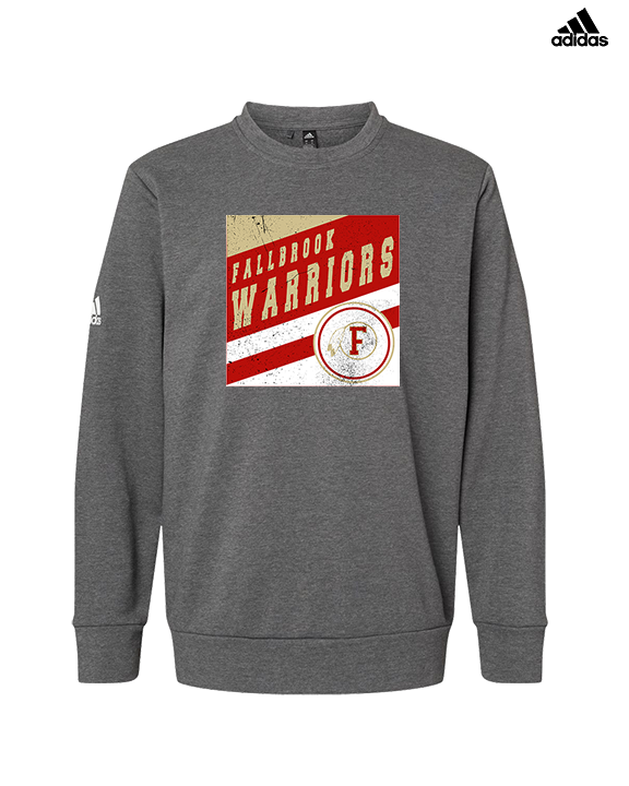Fallbrook HS Girls Basketball Square - Mens Adidas Crewneck