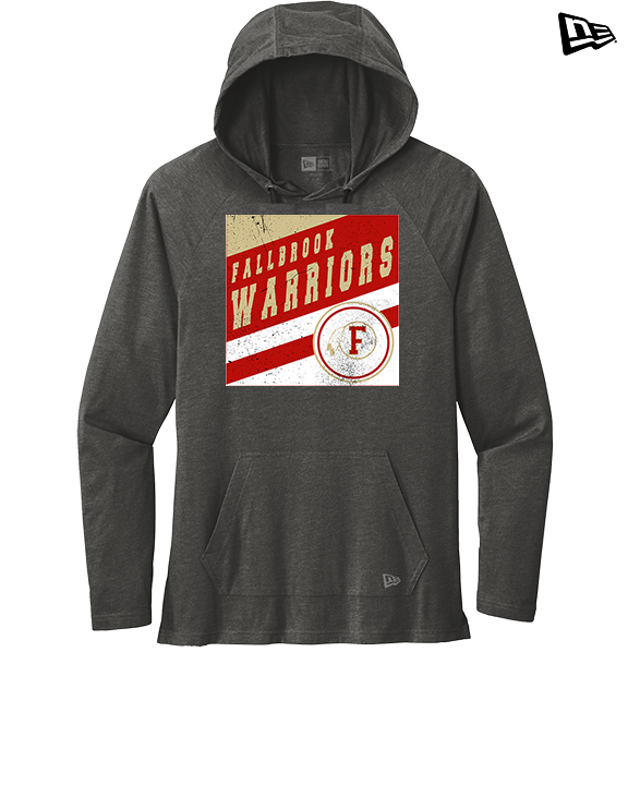Fallbrook HS Girls Basketball Square - New Era Tri-Blend Hoodie