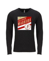 Fallbrook HS Girls Basketball Square - Tri-Blend Long Sleeve