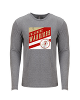 Fallbrook HS Girls Basketball Square - Tri-Blend Long Sleeve