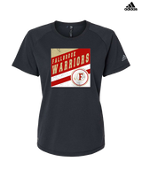 Fallbrook HS Girls Basketball Square - Womens Adidas Performance Shirt