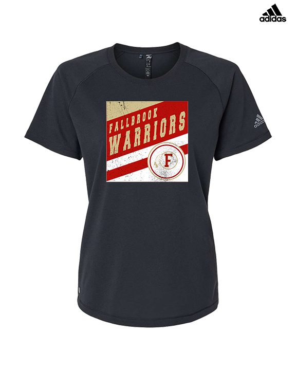 Fallbrook HS Girls Basketball Square - Womens Adidas Performance Shirt
